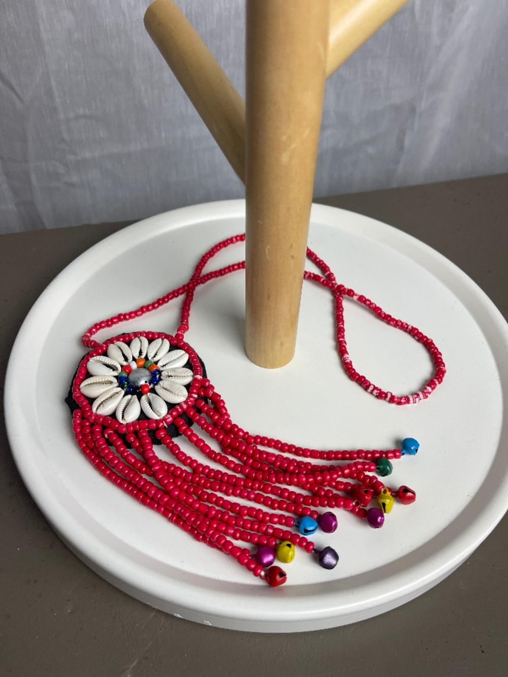 Beaded boho necklace